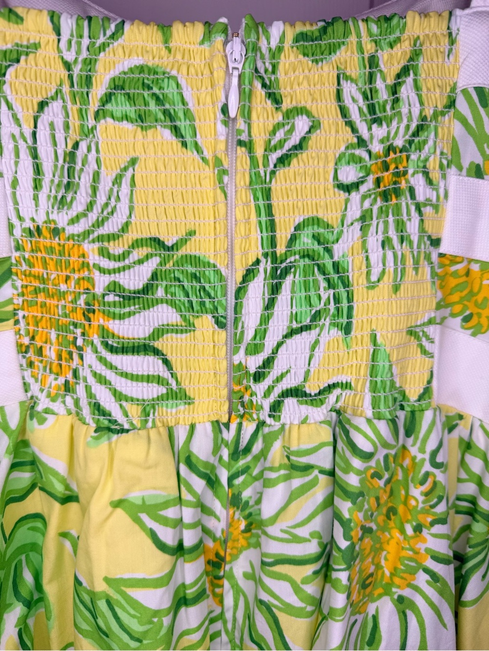 Lilly Pulitzer Cheri Dress Limoncello Sunbelievable Triple Bow Sundress Size 4 - Picture 7 of 10